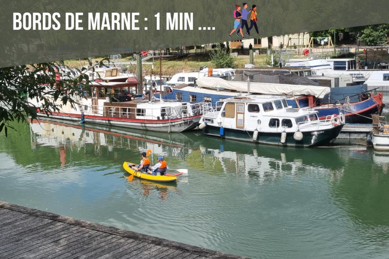 Evasion Entre Paris, Disneyland Et Bords De Marne Noisy-le-Grand Exteriör bild